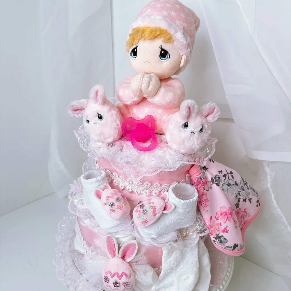 Easter Diaper Cake, Easter Baby Shower